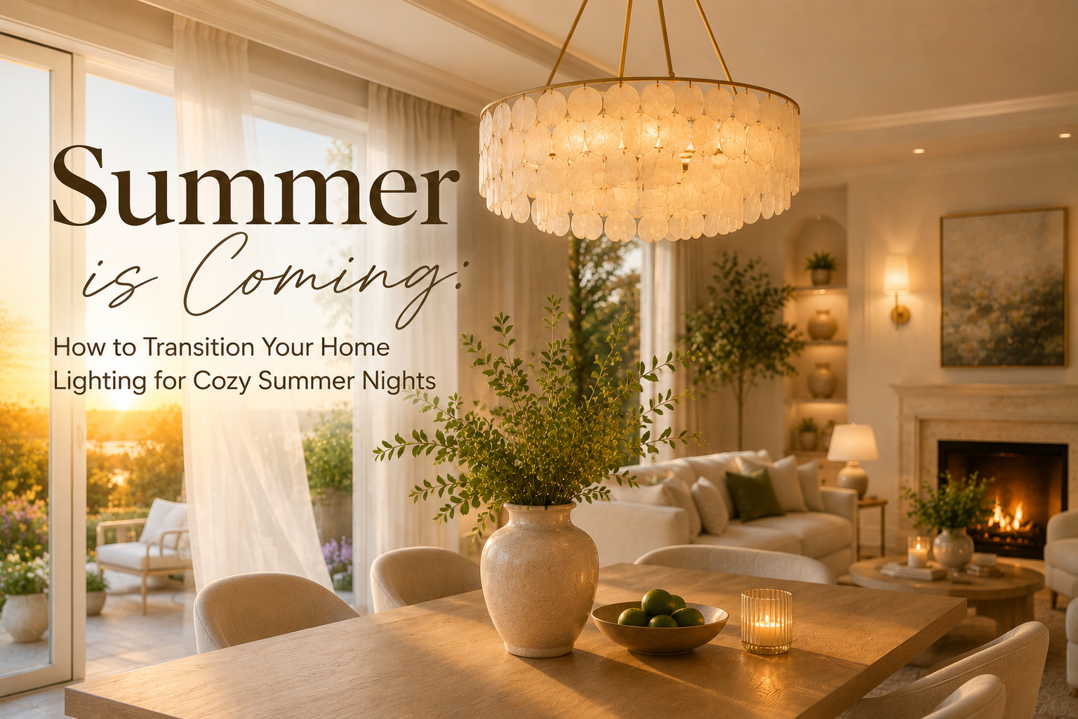 Summer is Coming: How to Transition Your Home Lighting for Cozy Summer ...