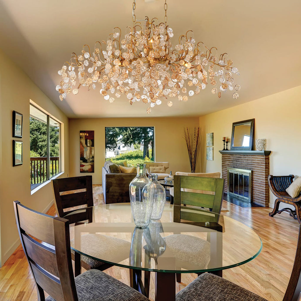 Lignia Branch Linear Chandelier 10 Light 45