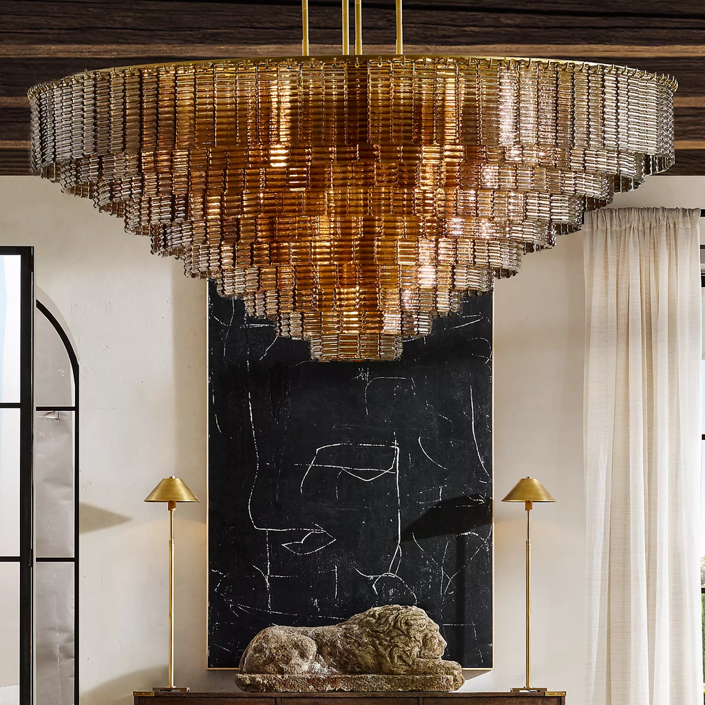 Siren Glass Round Chandelier 65