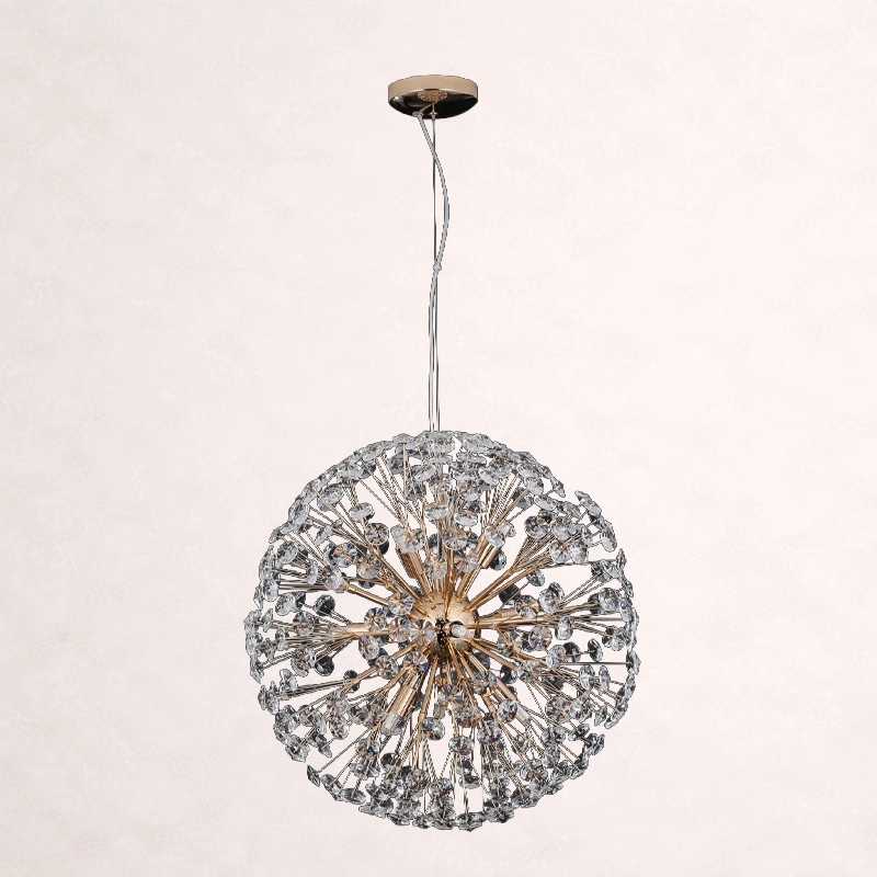 Dandelion Spherical Crystal Pendant Light