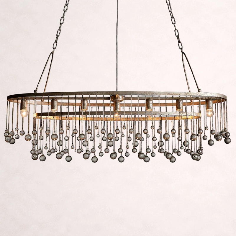 Aubrey 7 Light Oval Chandelier