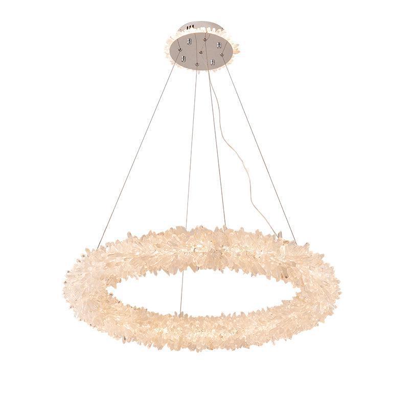 Round Luxury Rock Crystal Chandelier 32