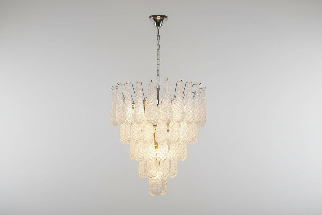 Modern Murano Glass Dewdrop Chandelier