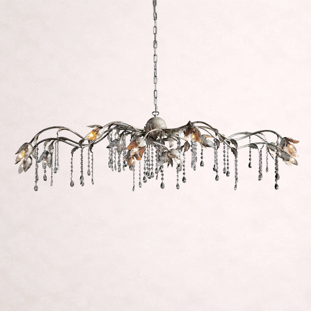 Viticcio Rectangular Chandelier in Silver