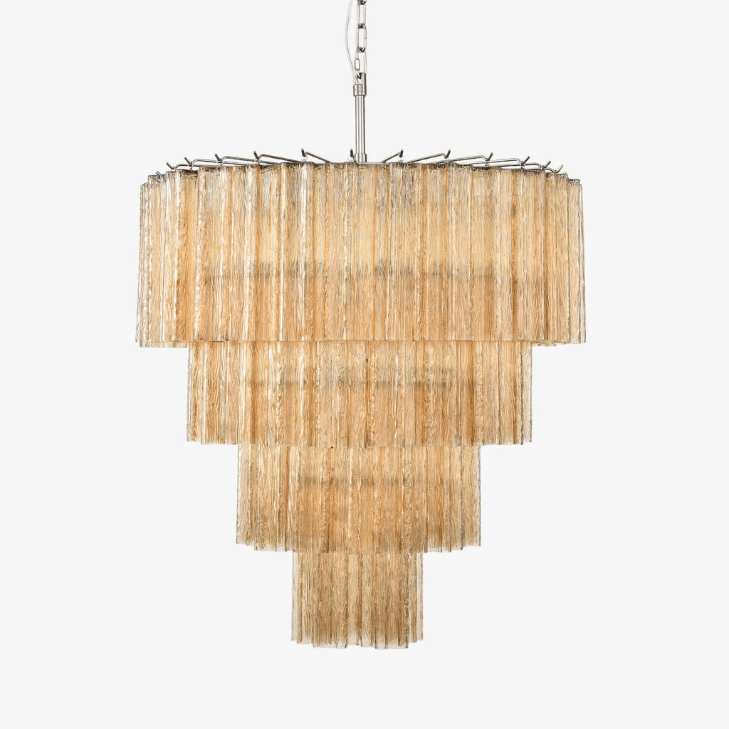 Elegant Serava Cascade Murano Chandelier