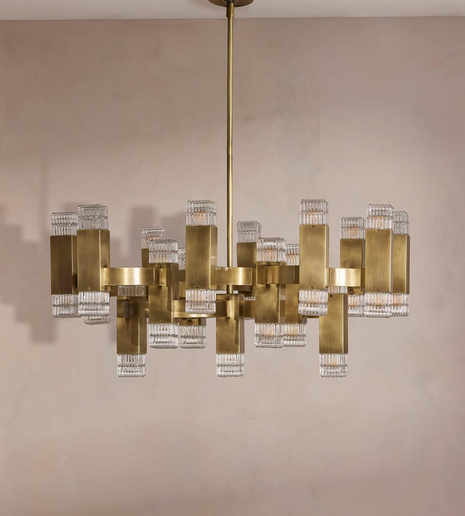 Kennedy Glass Chandelier 32