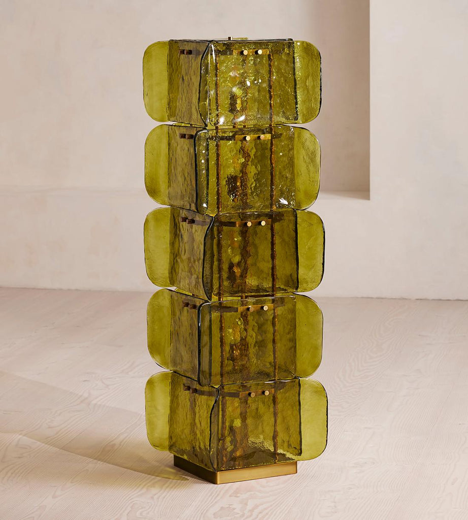 Elias Glass Floor Lamp 55