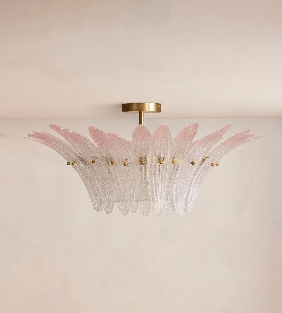 Treviso Semi-Flush, Pink