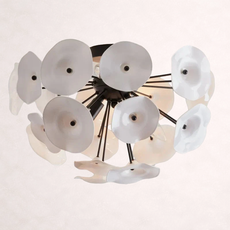Lily Flushmount in Black