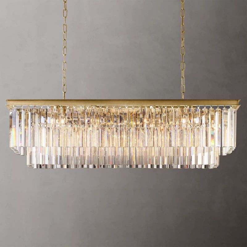 1920S Odeon Rectangular Chandelier 49