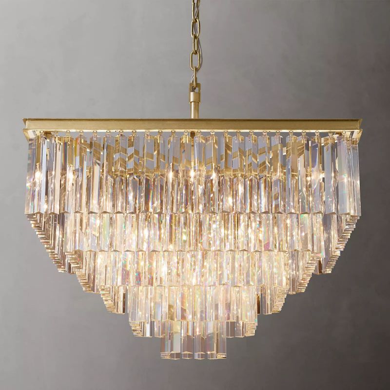 1920S Odeon Square Chandelier 34