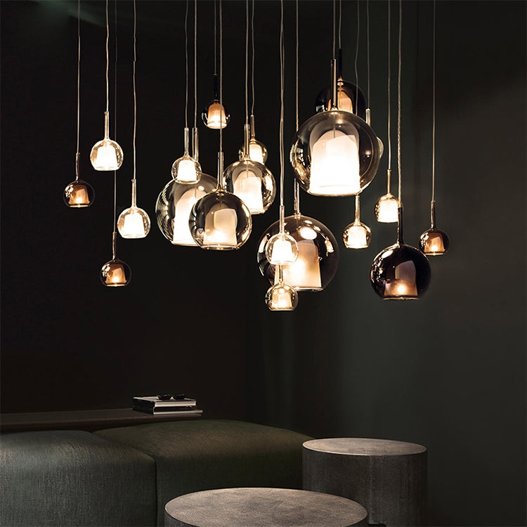 Nordic Bubble Glass Pendant Chandelier for Living Room/Bedside/Dining Room