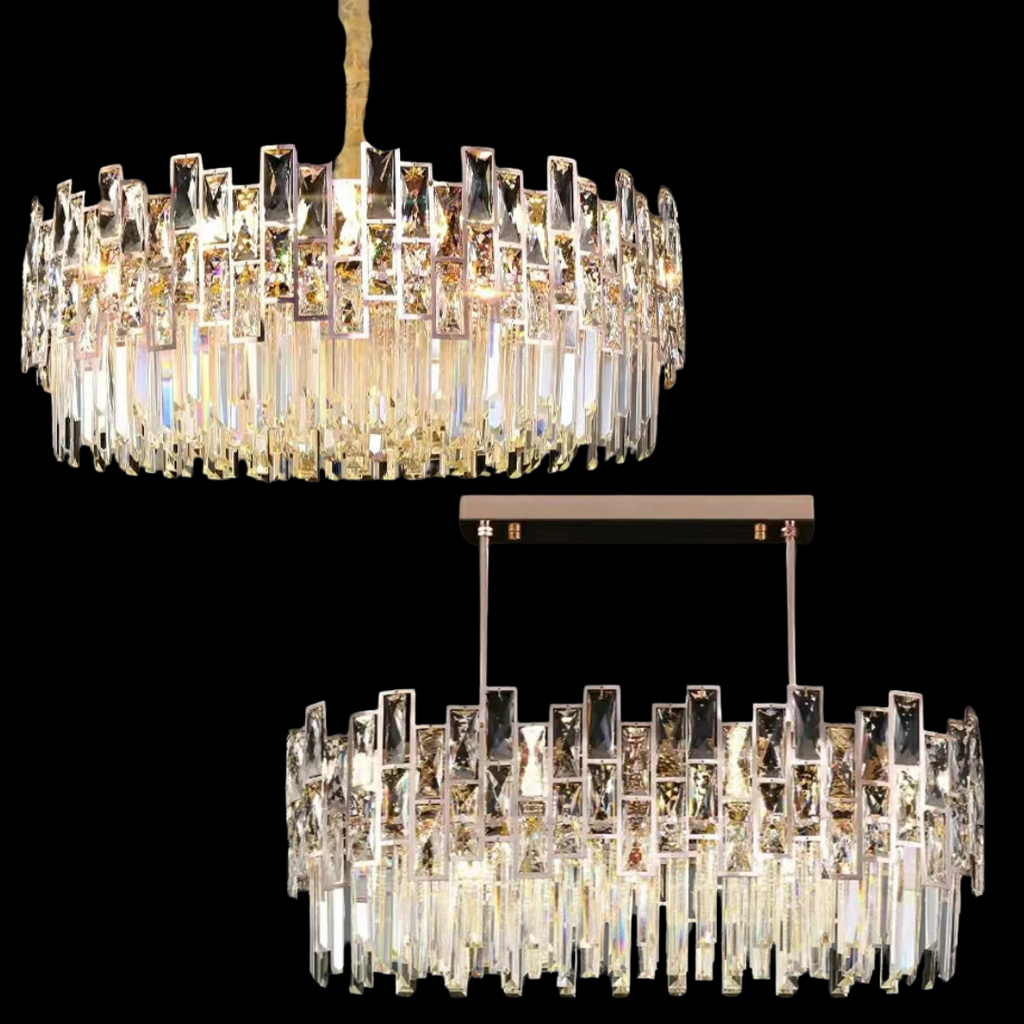 Exclusive Designer Crystal Chandelier For Modern Living Room Luxury Dining Room Ceiling Lamp