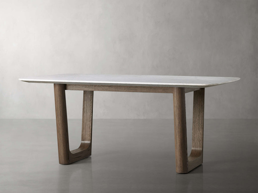 Saint Germain Stone Dining Table with Rennes Base 72