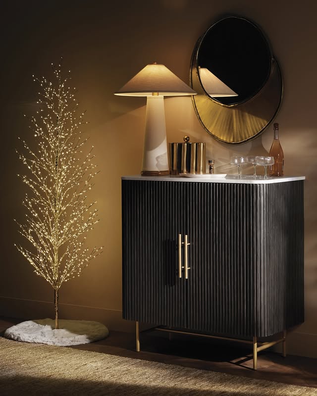Finnley Bar Cabinet - Yovalighting