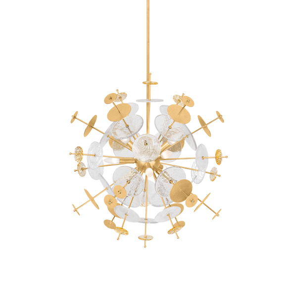 Gleason Clear Functional Design Chandelier