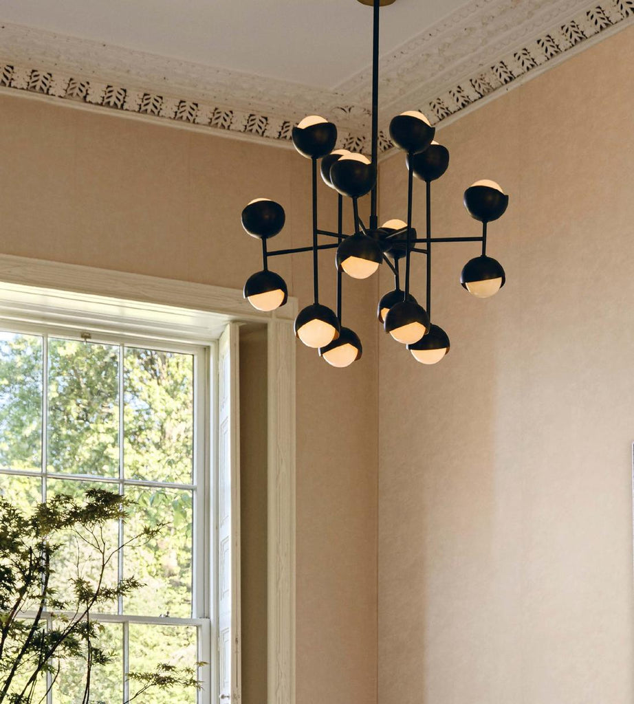 Seed Blackened Brass Chandelier 63