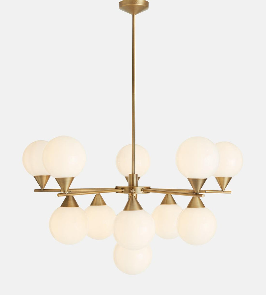Spindle Glass Chandelier 35.4