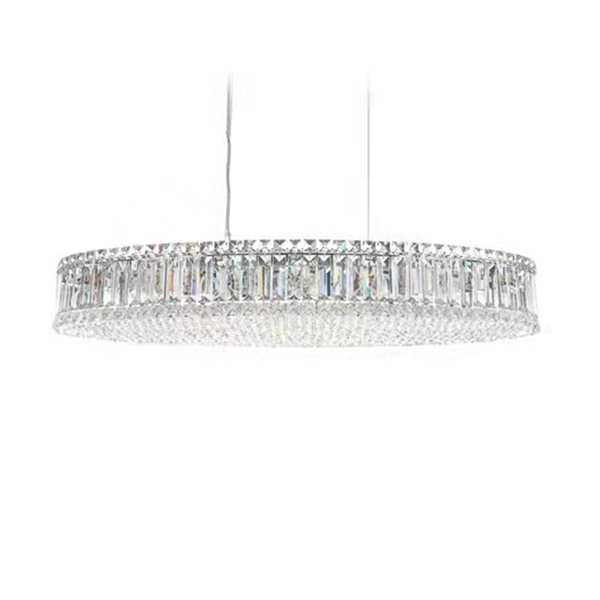 Modern Oval Crystal Chandelier