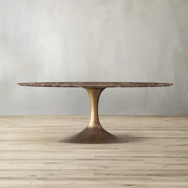 Aero Stone Oval Dining Table