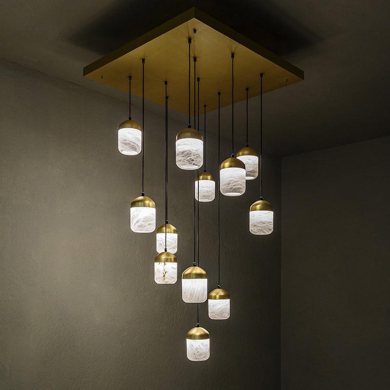 Alabaster Staircases Pendant Light - Yovalighting