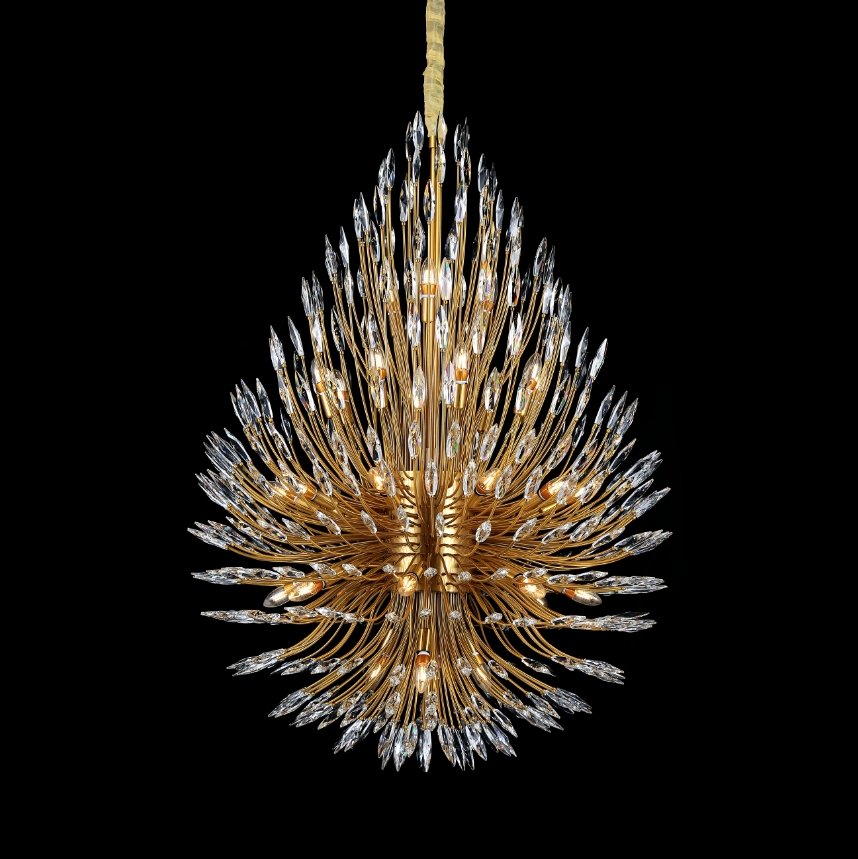 Lily Starburst Crystal Sputnik Chandelier 43