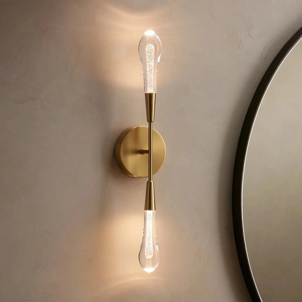 Soltaire Crystal Double Wall Sconce