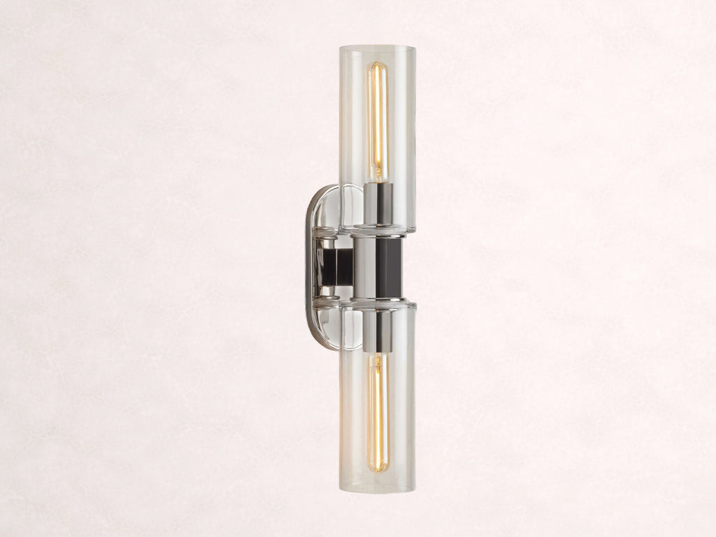 Harlin 2-Light Wall Sconce in Clear