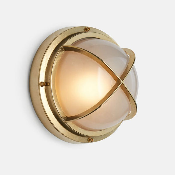 Dome Cage Round Bulkhead Sconce