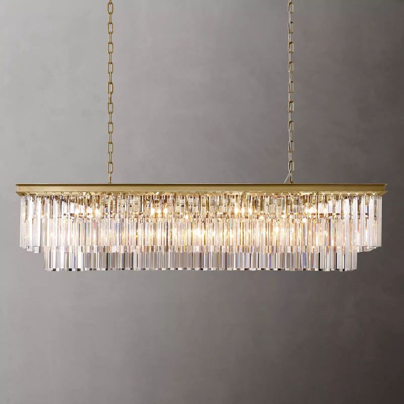 1920S Odeon Rectangular Chandelier 59