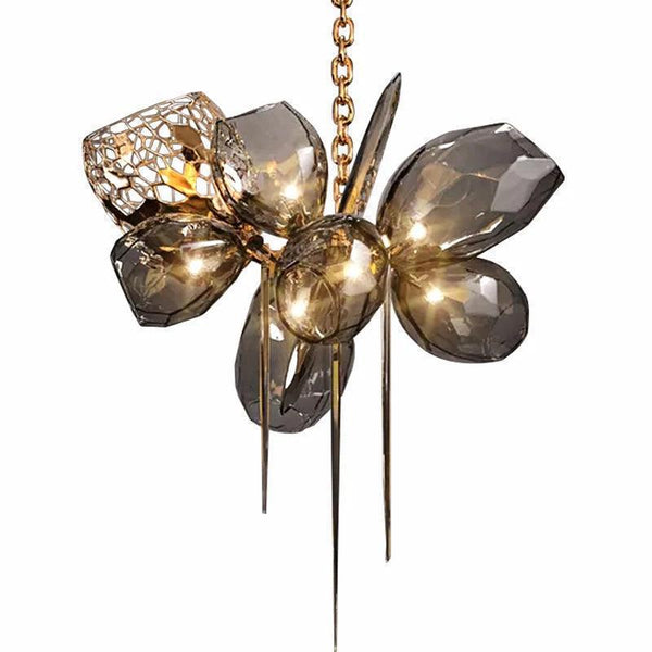 Greta Postmodern Glass Chandelier