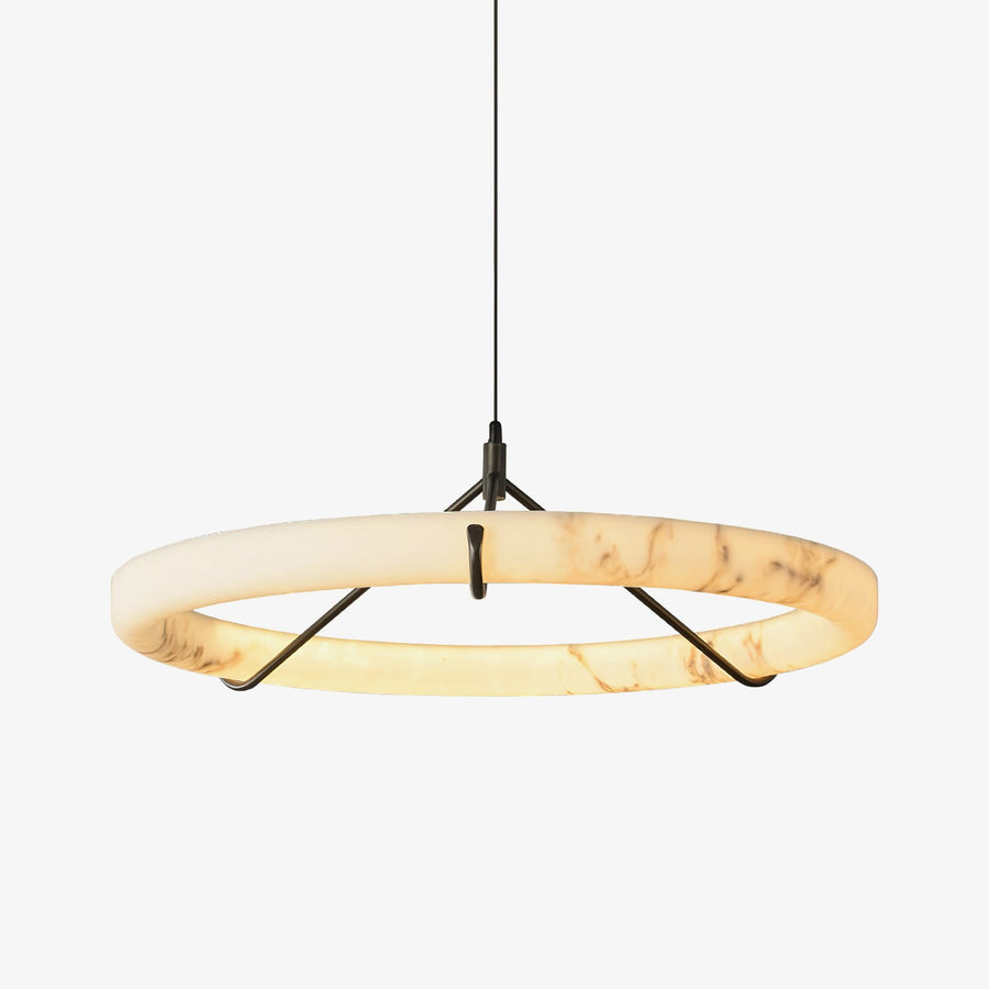 Alabaster Ring Pendant Lamp - Yovalighting