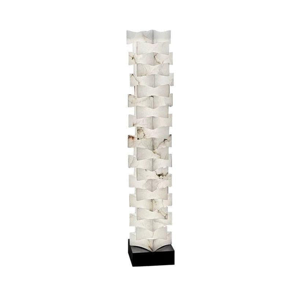 Verna Alabaster Floor Lamp, Living Room And Bedroom Decorative Standing Lamp