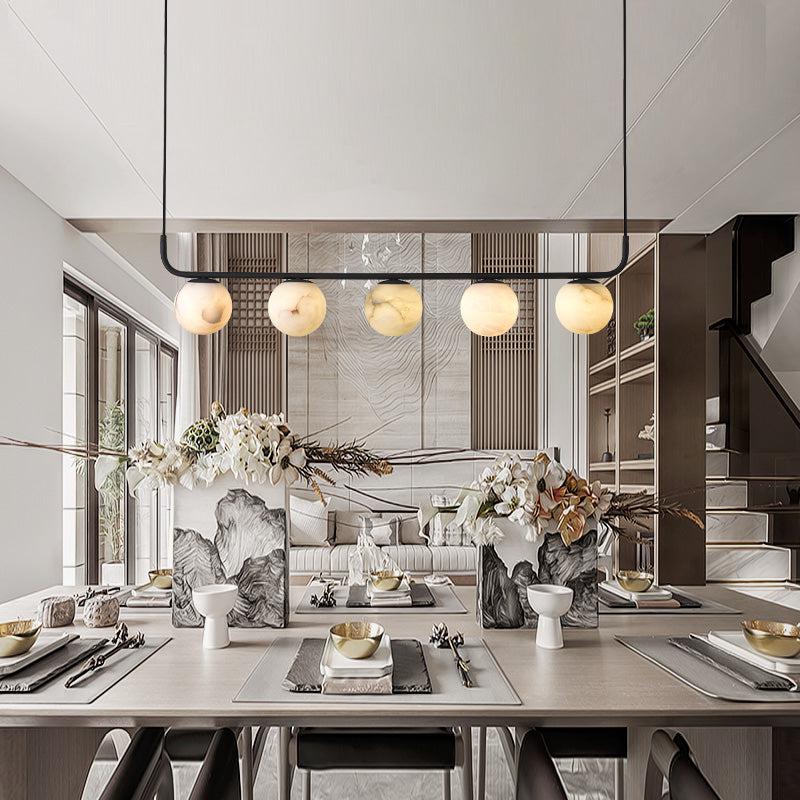 Alabaster Global Linear Pendant - Yovalighting