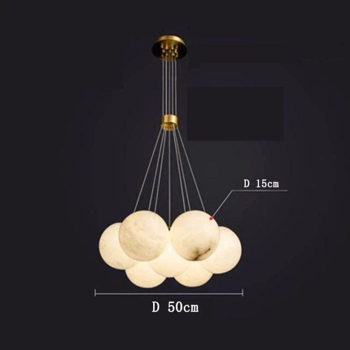 Alabaster Multi-lights Ceiling Pendant - Yovalighting