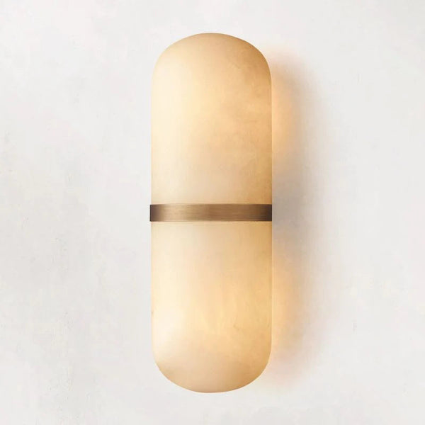 Alabaster Pill Wall Light