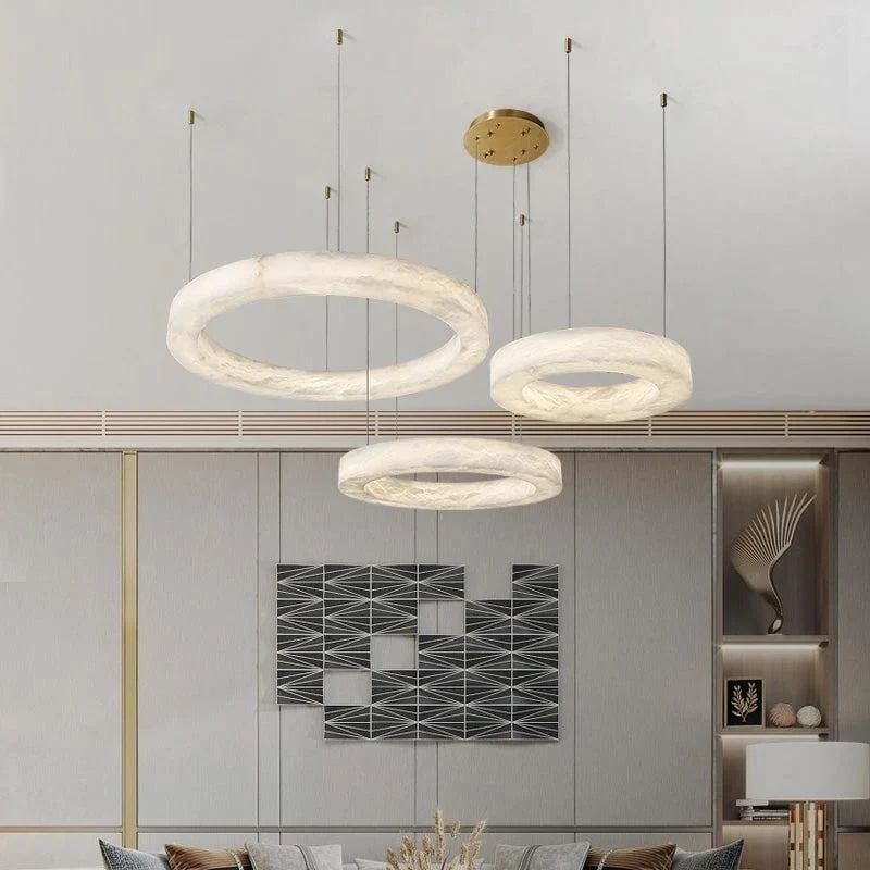 Alabaster Round Morden Pendant - Yovalighting