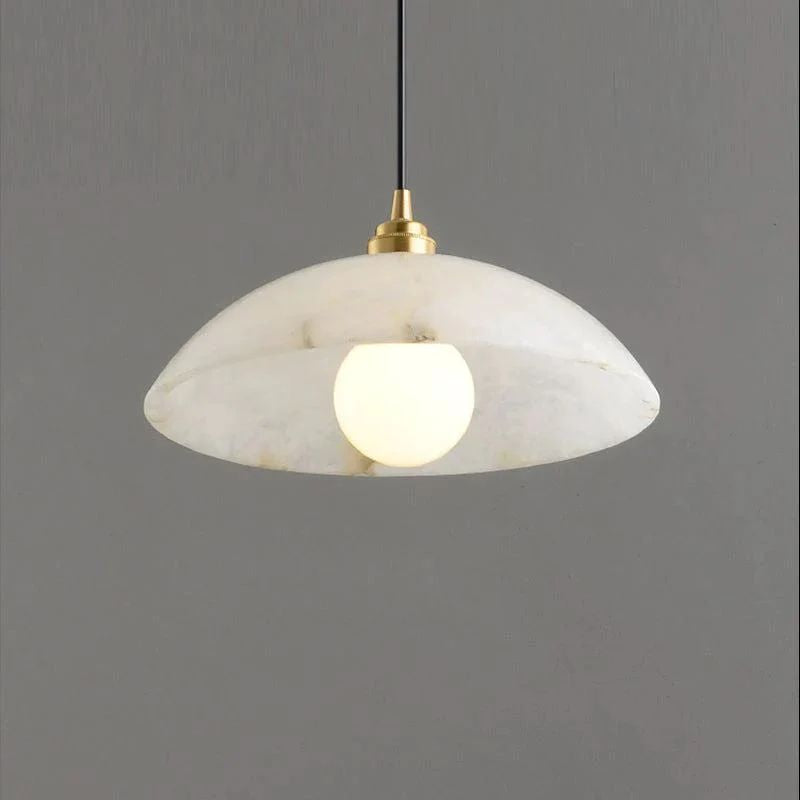 Alabaster Umbrella Pendant - Yovalighting