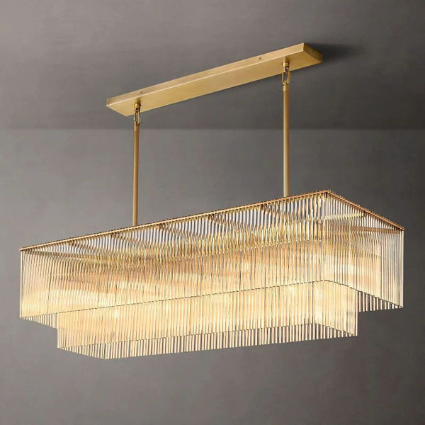 Amado Rectangular Chandelier 54"
