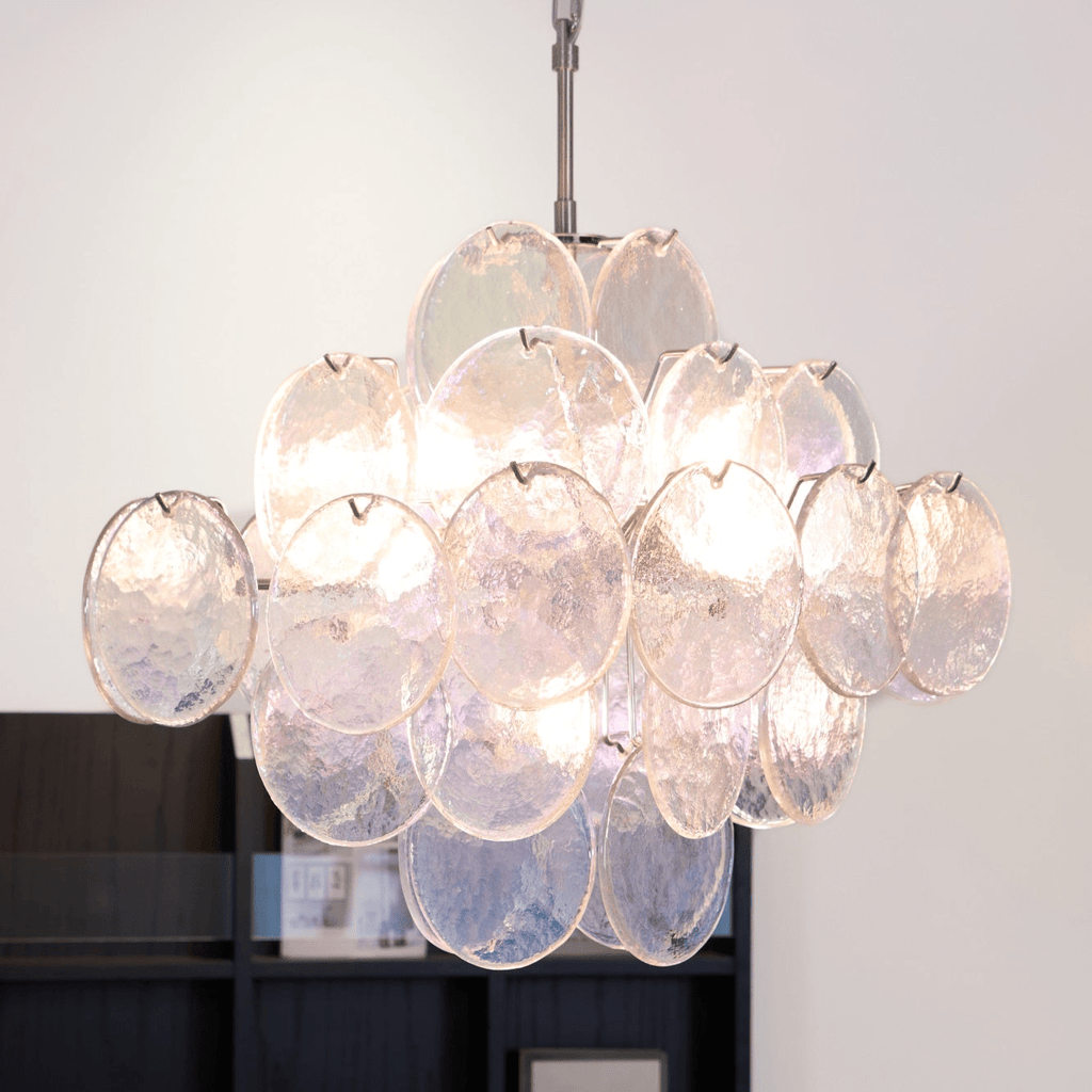 Aurelia Iridescent Murano Glass Chandelier