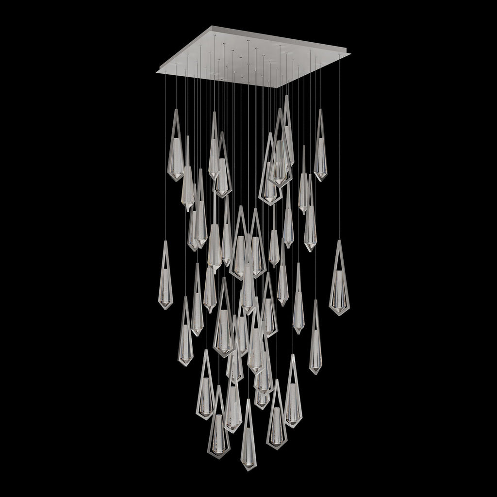 Schobek Crystal Linear Chandelier 40 Light