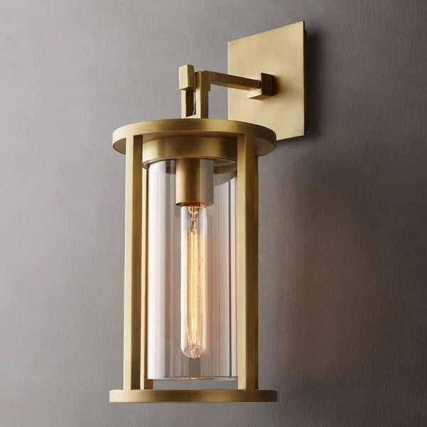 Backe Bass Round Outdoor Sconce