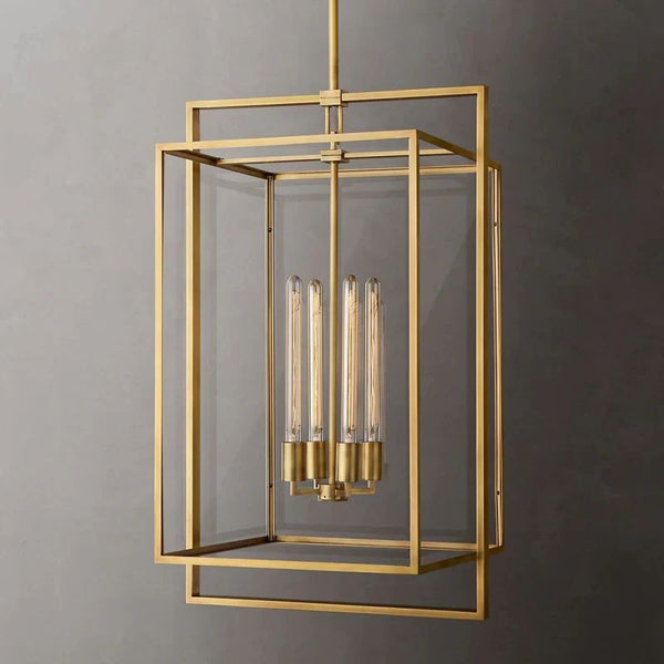 Backe Glass Lantern Modern Pendant