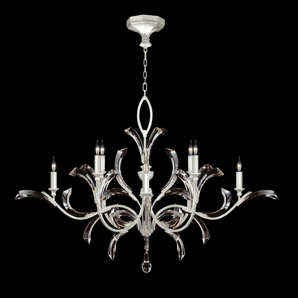Lucea Beveled Arcs 8 - Light Chandelier