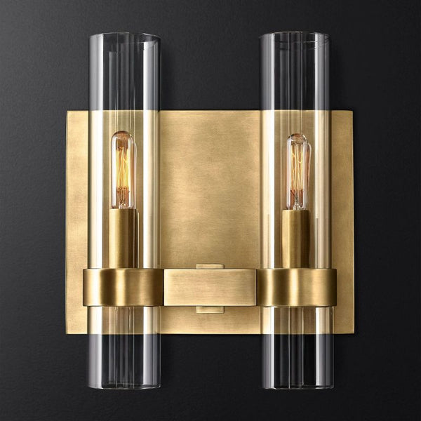Rave Blown Glass Double Wall Sconce