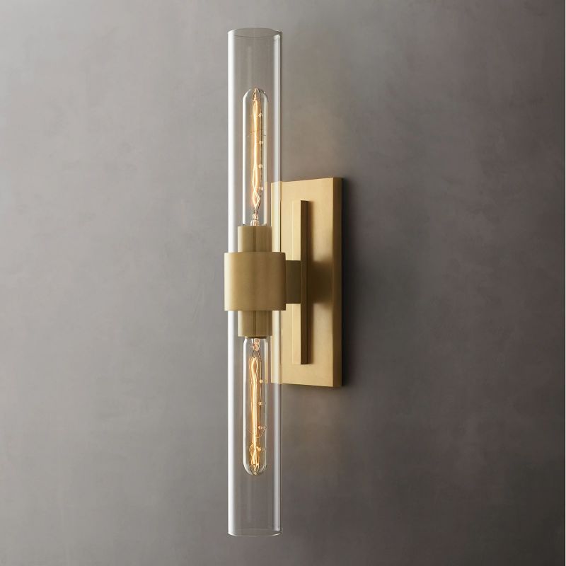 Rave Blown Glass Linear Sconce