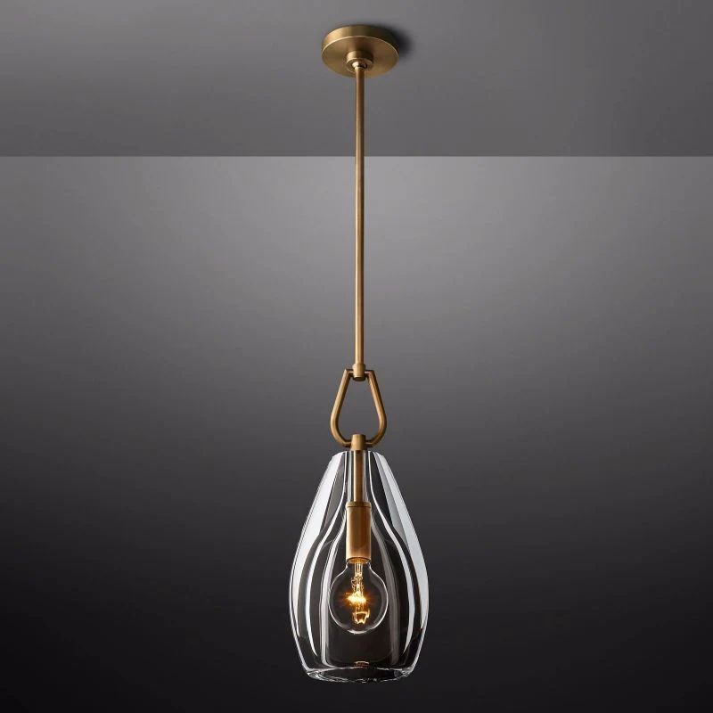 Bota Crystal Flute Pendant 6'' 8'' 9''D