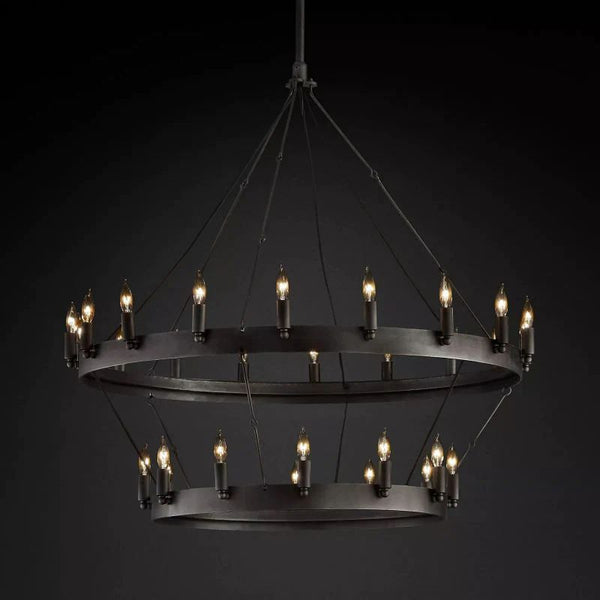 Camina Vintage Candelabra 2-Tier Chandelier