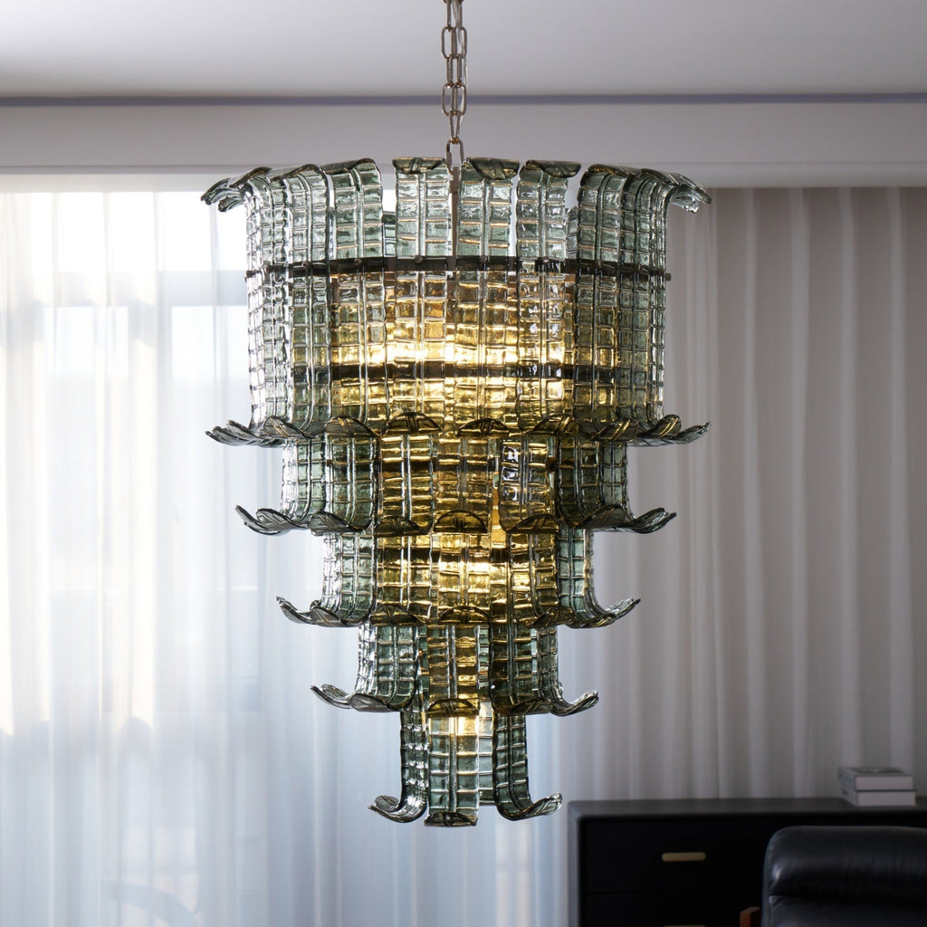 Cascade Murano Glass Chandelier
