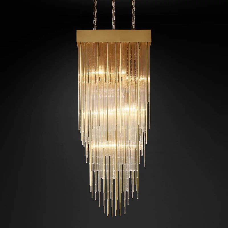 Cascaru Crystal Square Chandelier 21